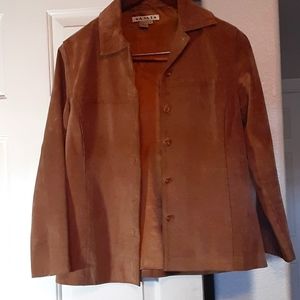 AMI Shirt Leather Jacket